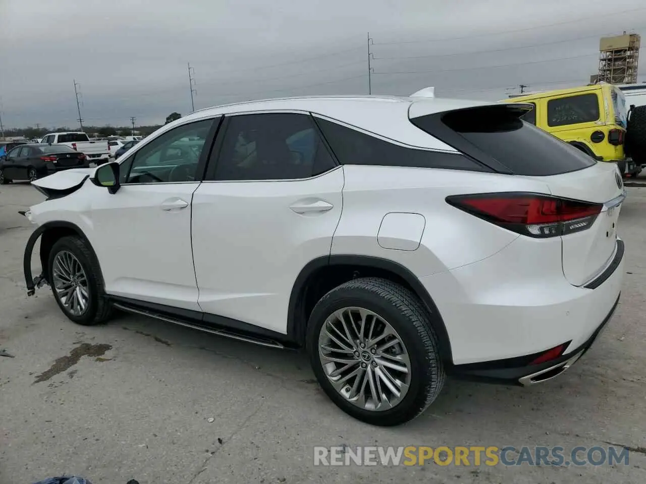 2 Photograph of a damaged car 2T2JZMAA0MC186431 LEXUS RX350 2021
