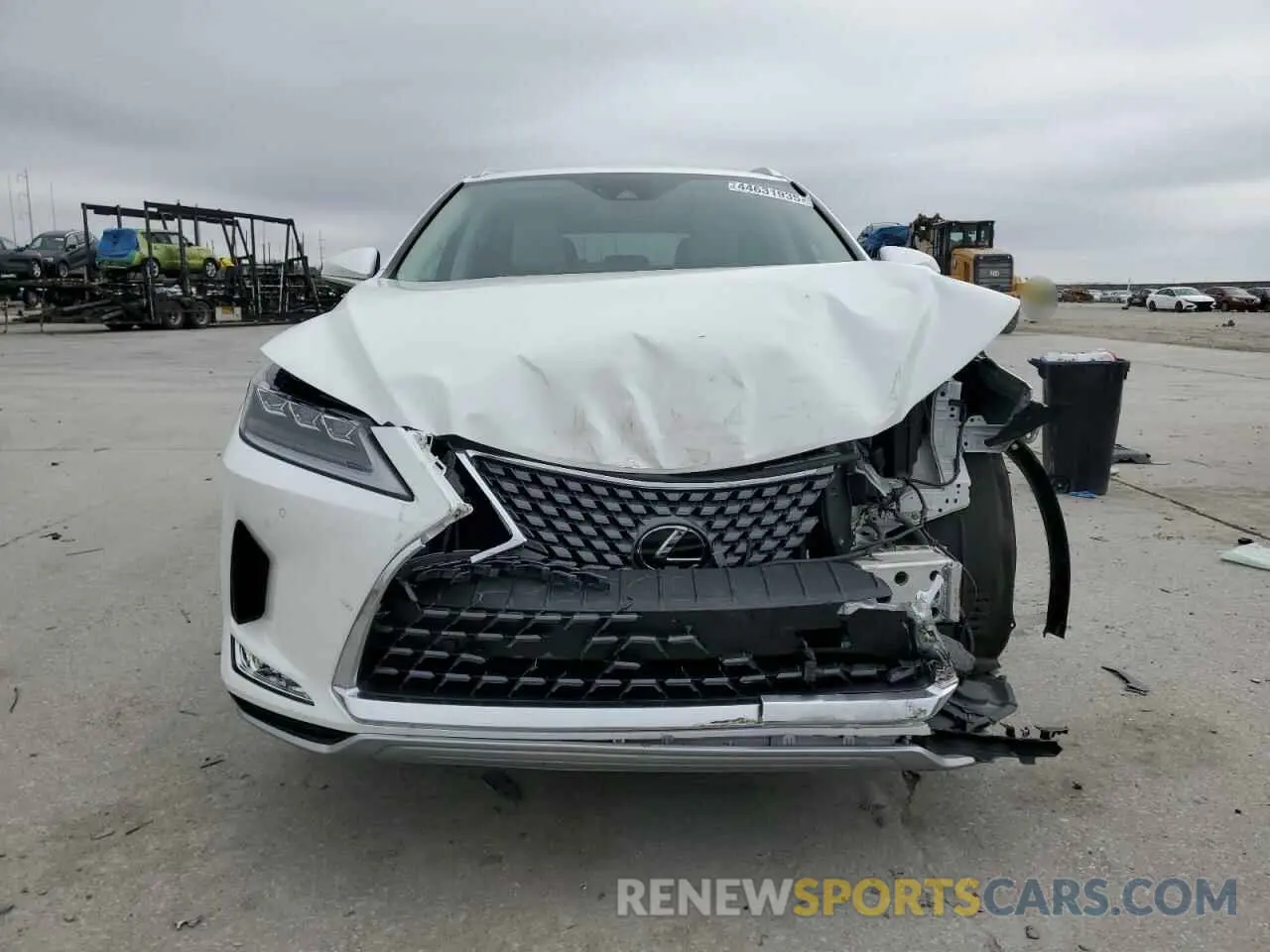 5 Photograph of a damaged car 2T2JZMAA0MC186431 LEXUS RX350 2021