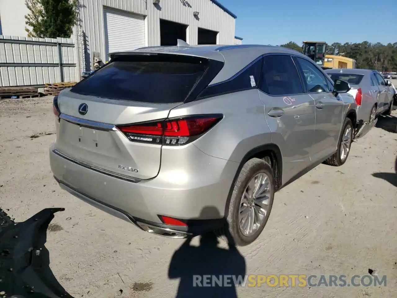 4 Photograph of a damaged car 2T2JZMAA0MC209996 LEXUS RX350 2021