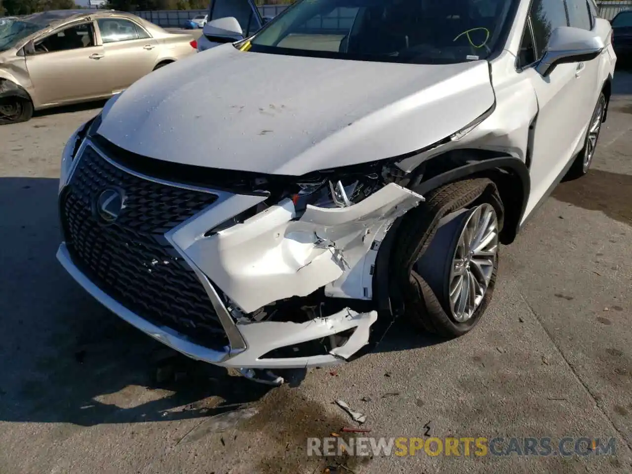 9 Photograph of a damaged car 2T2JZMAA2MC186849 LEXUS RX350 2021