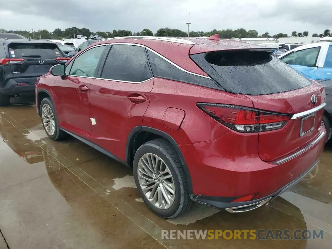 2 Photograph of a damaged car 2T2JZMAA2MC196183 LEXUS RX350 2021