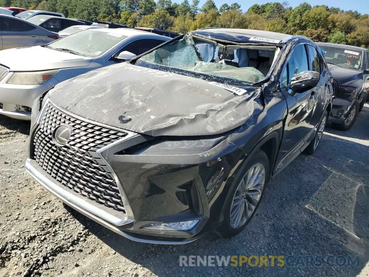 1 Photograph of a damaged car 2T2JZMAA3MC197682 LEXUS RX350 2021