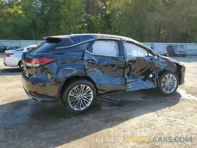 3 Photograph of a damaged car 2T2JZMAA3MC197682 LEXUS RX350 2021