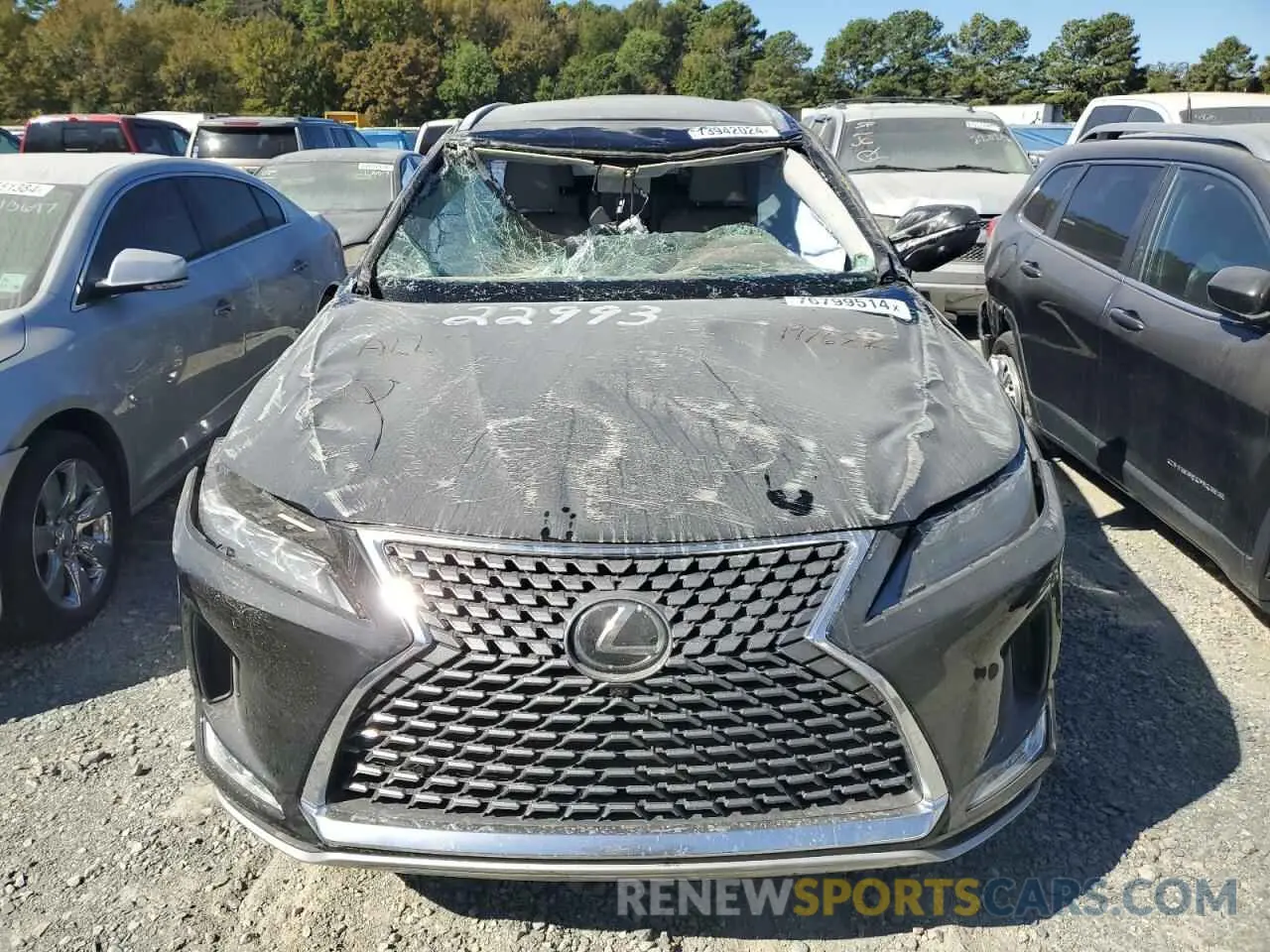 5 Photograph of a damaged car 2T2JZMAA3MC197682 LEXUS RX350 2021