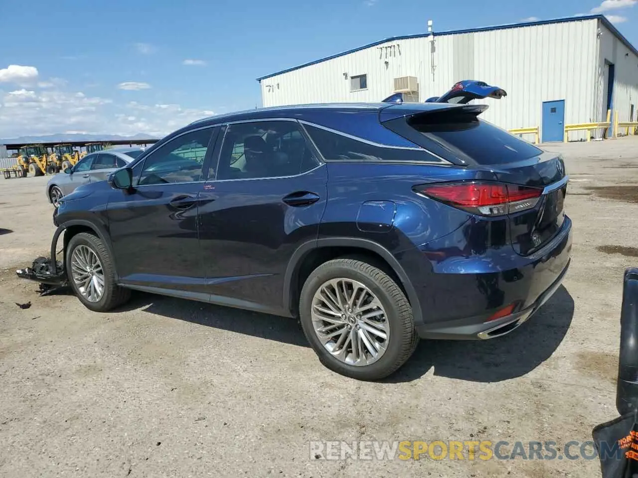 2 Photograph of a damaged car 2T2JZMAA6MC214894 LEXUS RX350 2021