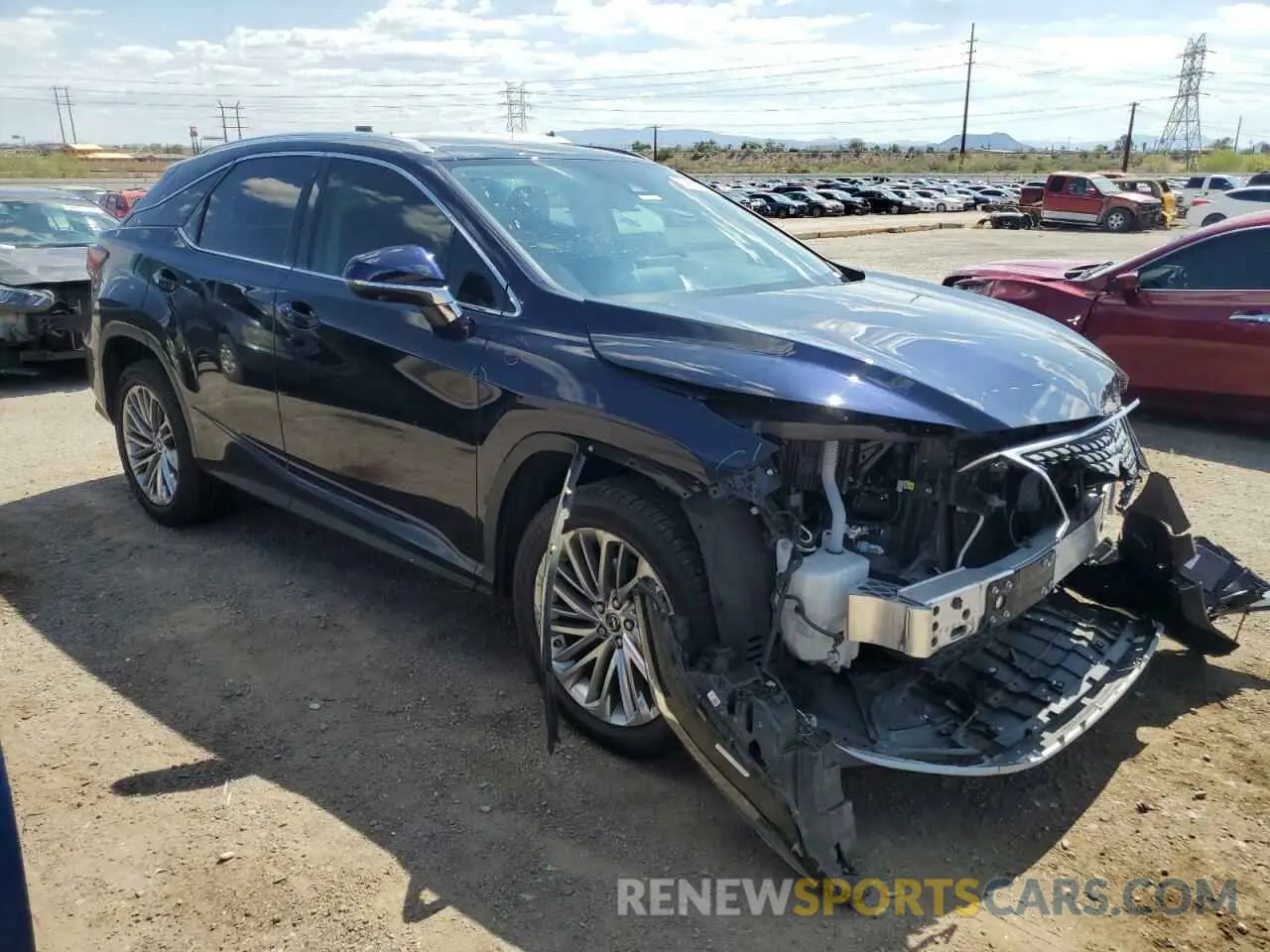 4 Photograph of a damaged car 2T2JZMAA6MC214894 LEXUS RX350 2021
