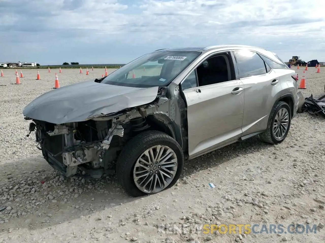 1 Photograph of a damaged car 2T2JZMAA7MC188225 LEXUS RX350 2021