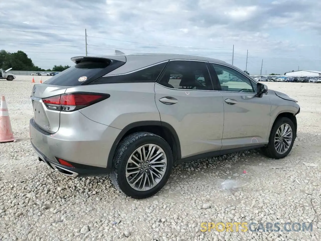 3 Photograph of a damaged car 2T2JZMAA7MC188225 LEXUS RX350 2021