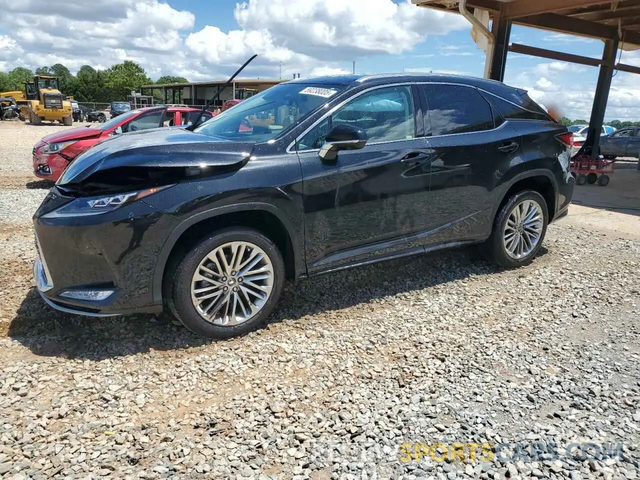 1 Photograph of a damaged car 2T2JZMAA7MC198902 LEXUS RX350 2021