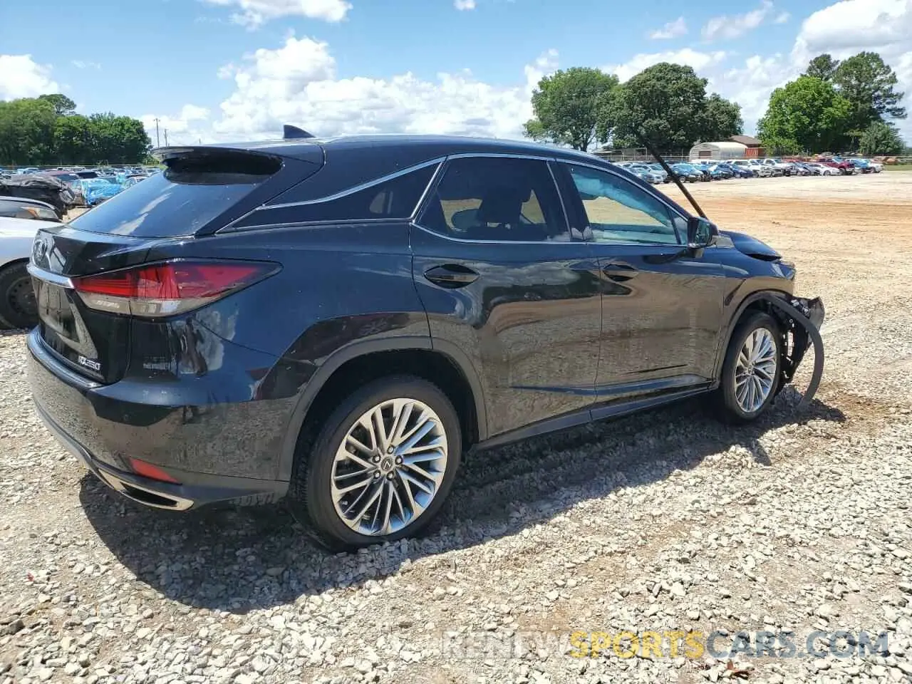 3 Photograph of a damaged car 2T2JZMAA7MC198902 LEXUS RX350 2021
