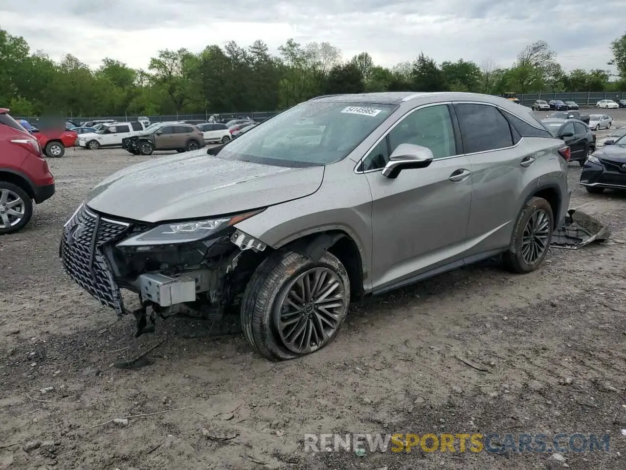 1 Photograph of a damaged car 2T2JZMAA8MC188721 LEXUS RX350 2021