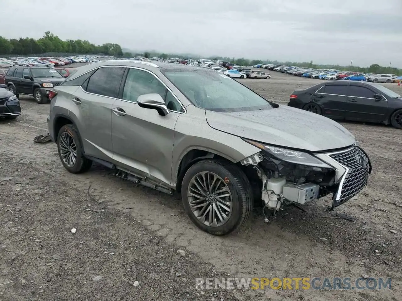 4 Photograph of a damaged car 2T2JZMAA8MC188721 LEXUS RX350 2021