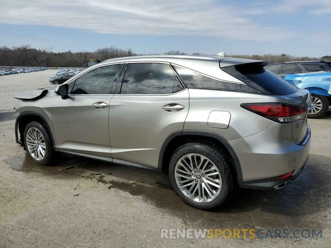 2 Photograph of a damaged car 2T2JZMDA1MC294889 LEXUS RX350 2021