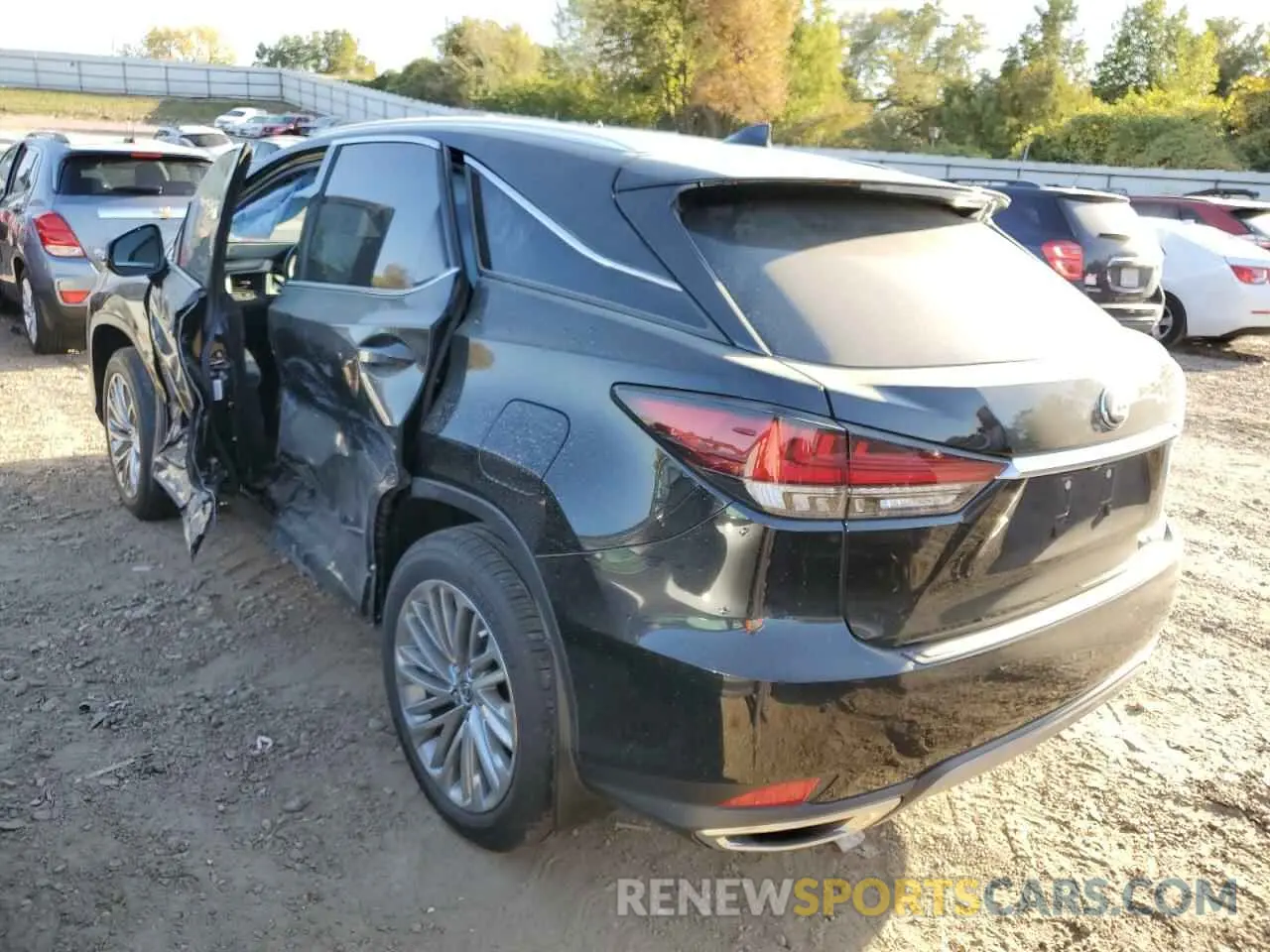 3 Photograph of a damaged car 2T2JZMDA4MC300412 LEXUS RX350 2021