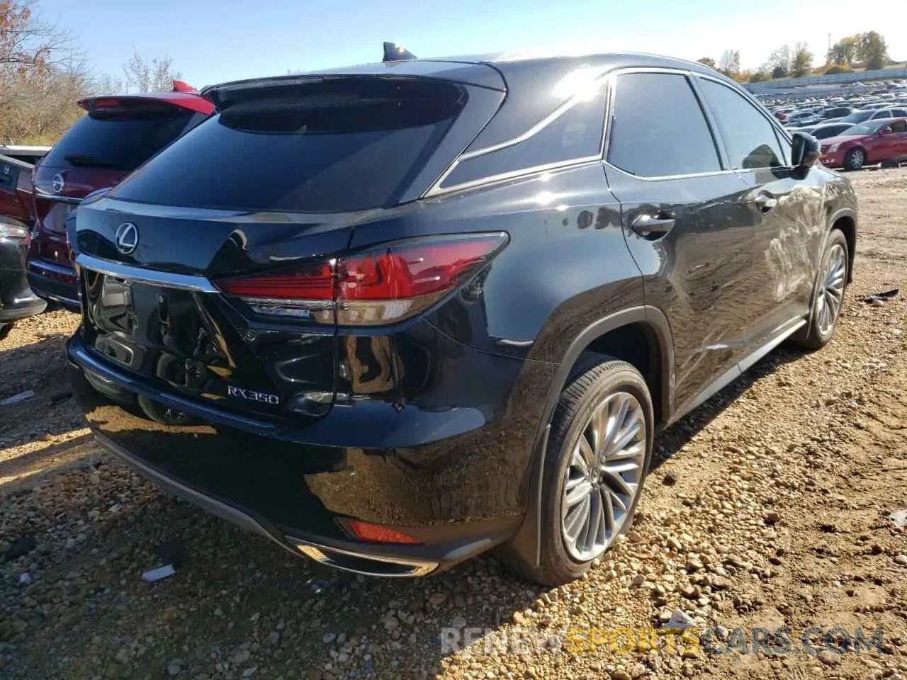 4 Photograph of a damaged car 2T2JZMDA4MC300412 LEXUS RX350 2021