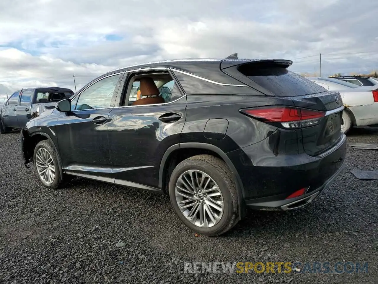 2 Photograph of a damaged car 2T2JZMDA9MC267536 LEXUS RX350 2021