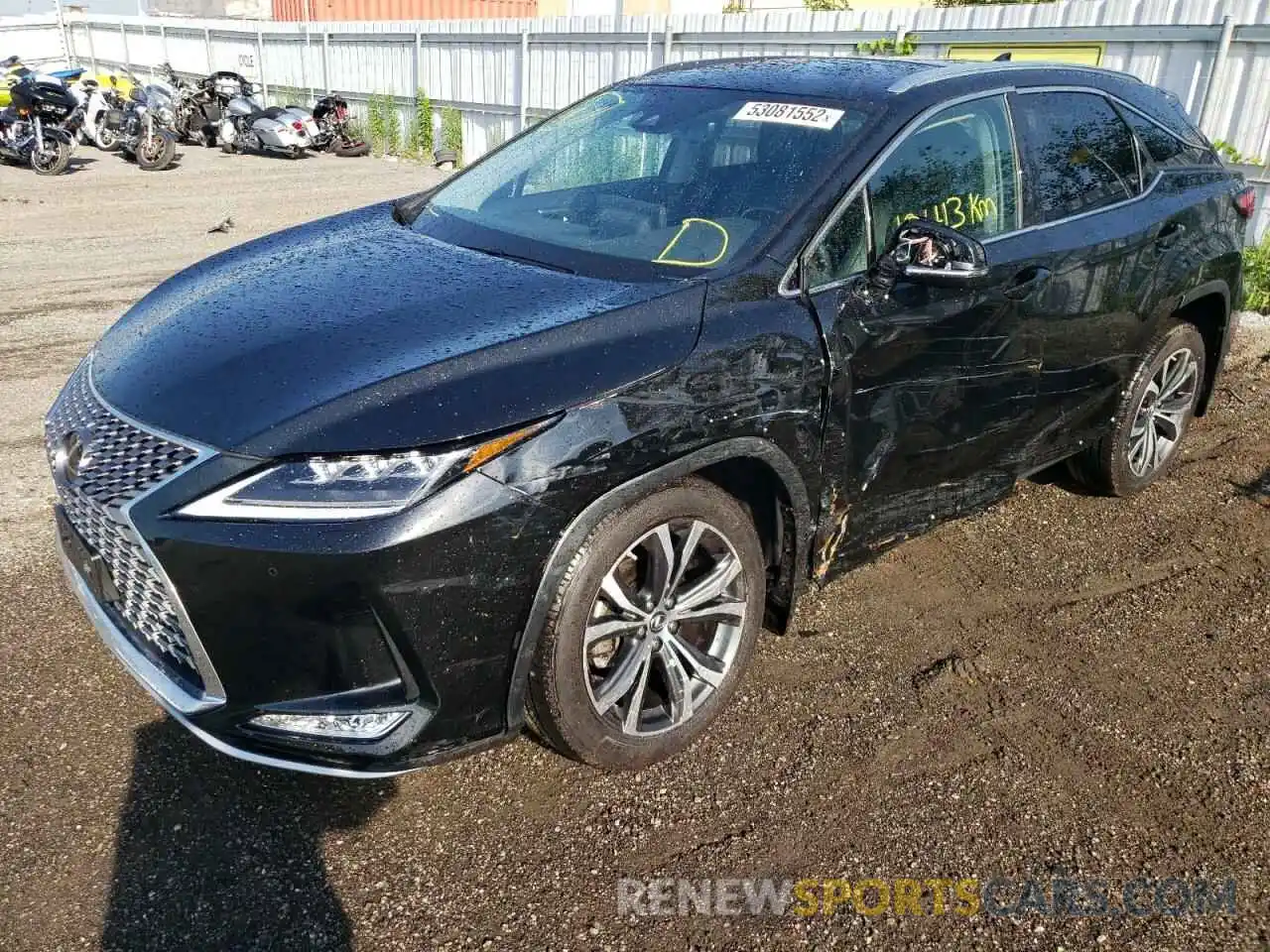 2 Photograph of a damaged car 2T2JZMDA9MC283638 LEXUS RX350 2021