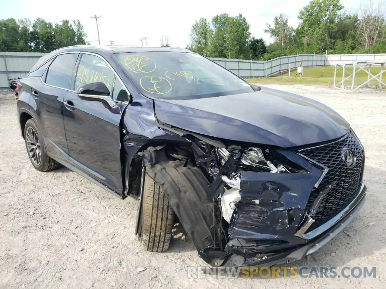 1 Photograph of a damaged car 2T2SZMDA3MC277290 LEXUS RX350 2021