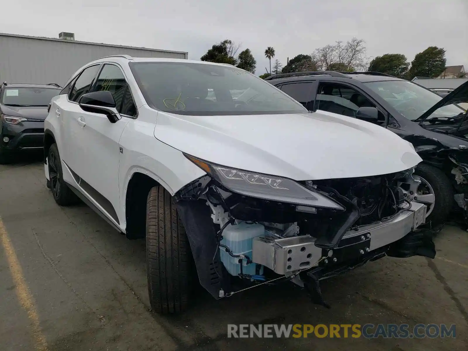 1 Photograph of a damaged car 2T2SZMDA5MC272804 LEXUS RX350 2021