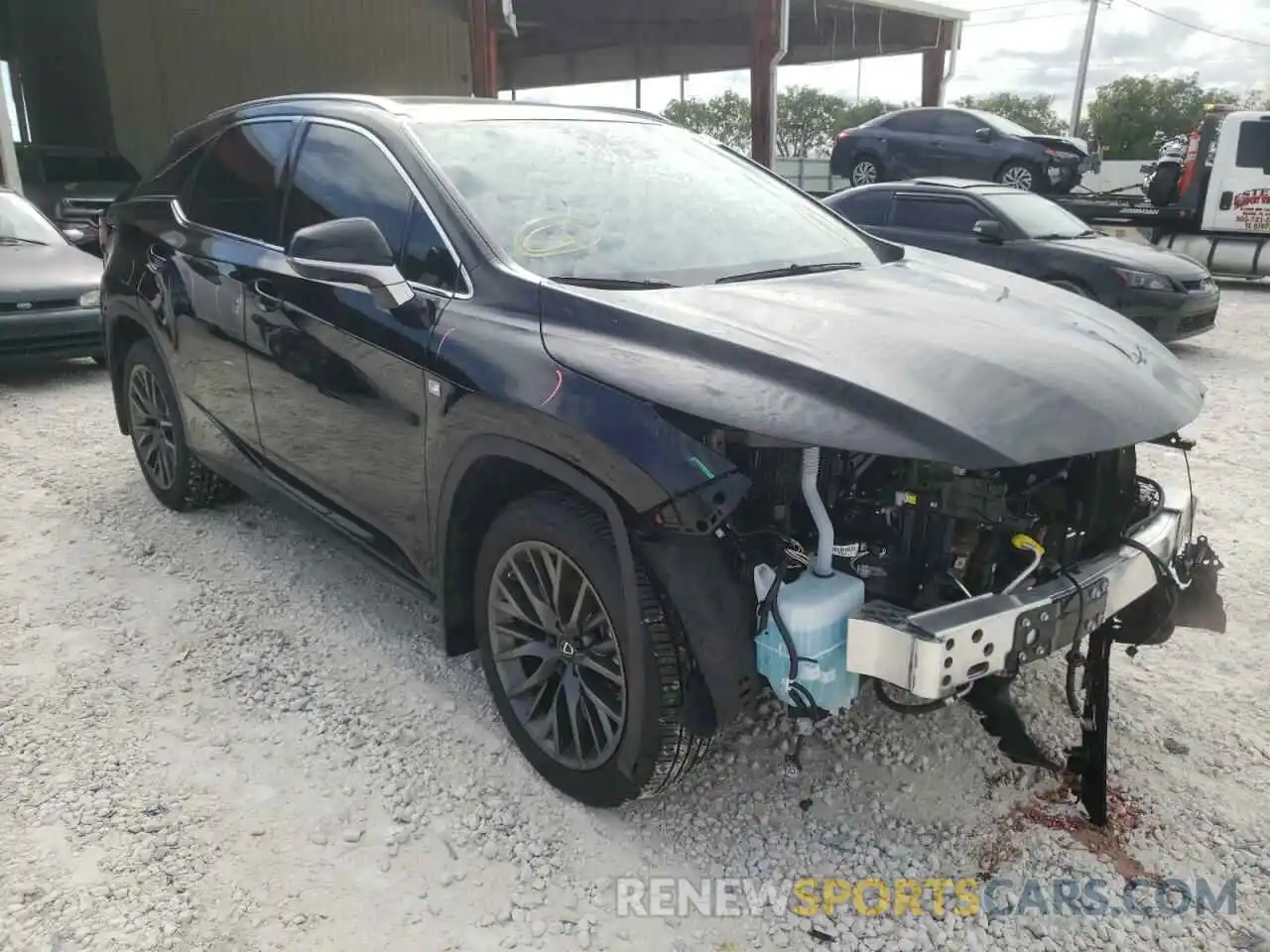 1 Photograph of a damaged car 2T2YZMDA2MC303629 LEXUS RX350 2021