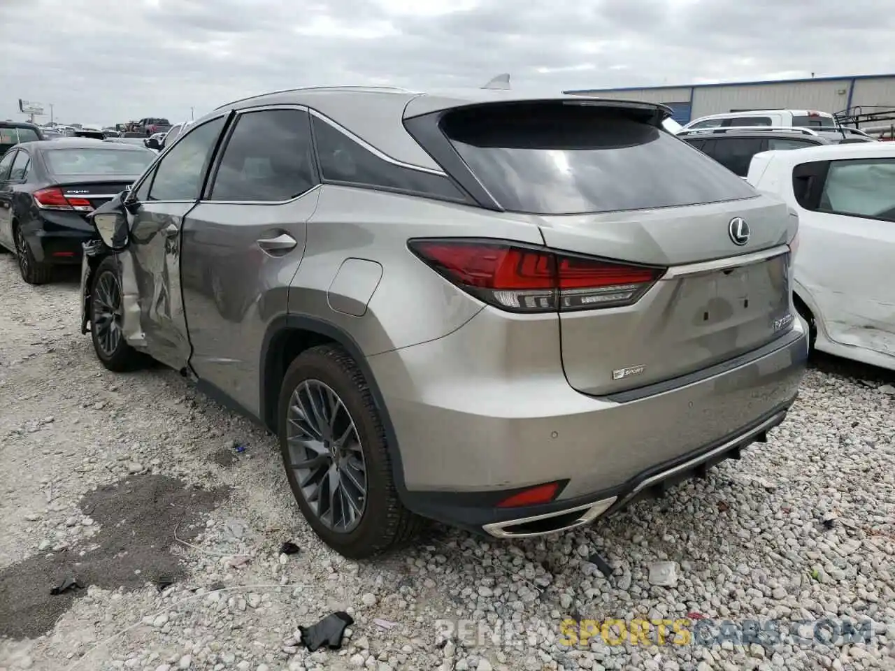 3 Photograph of a damaged car 2T2YZMDA3MC274321 LEXUS RX350 2021