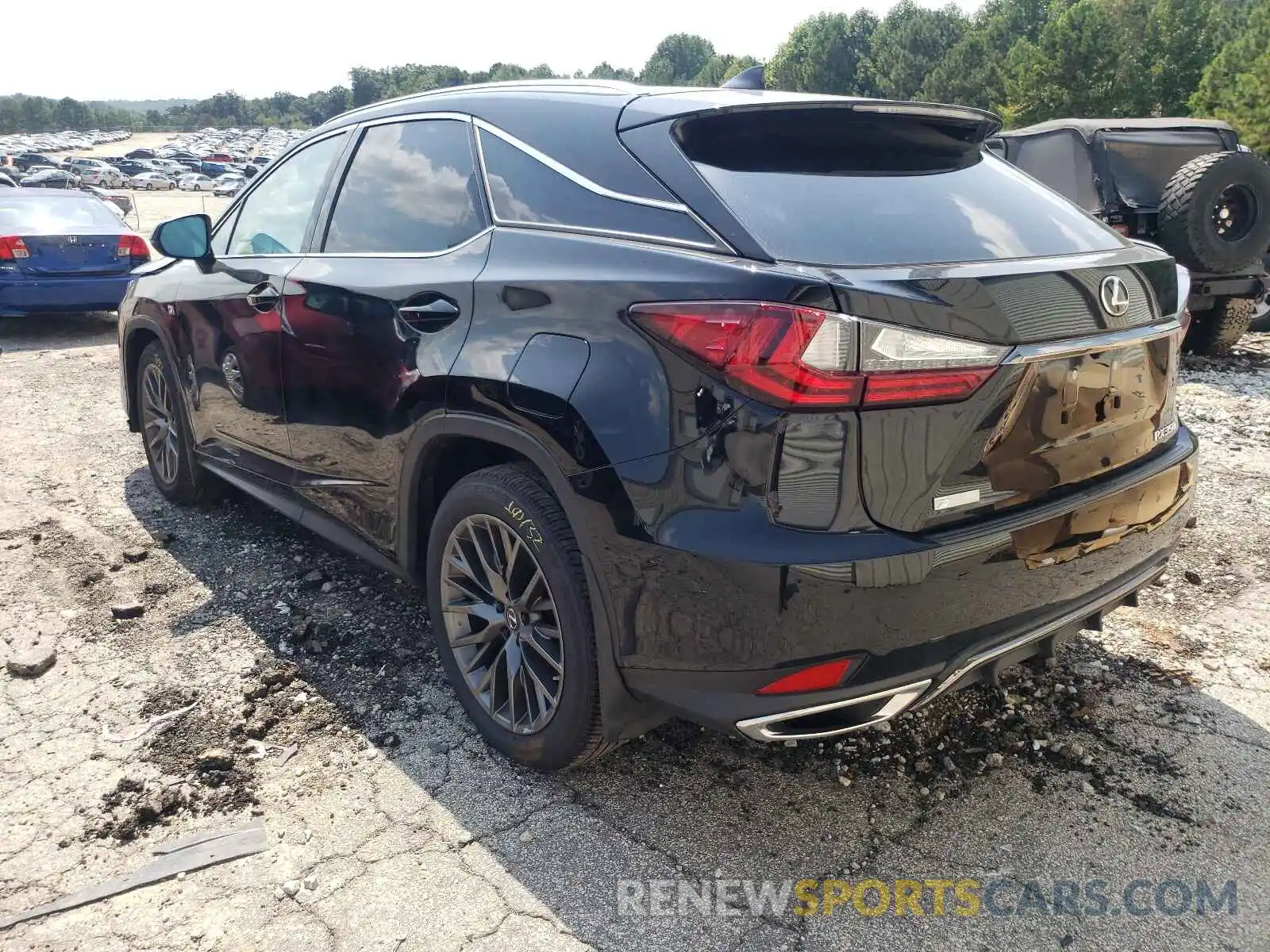 3 Photograph of a damaged car 2T2YZMDA3MC275548 LEXUS RX350 2021