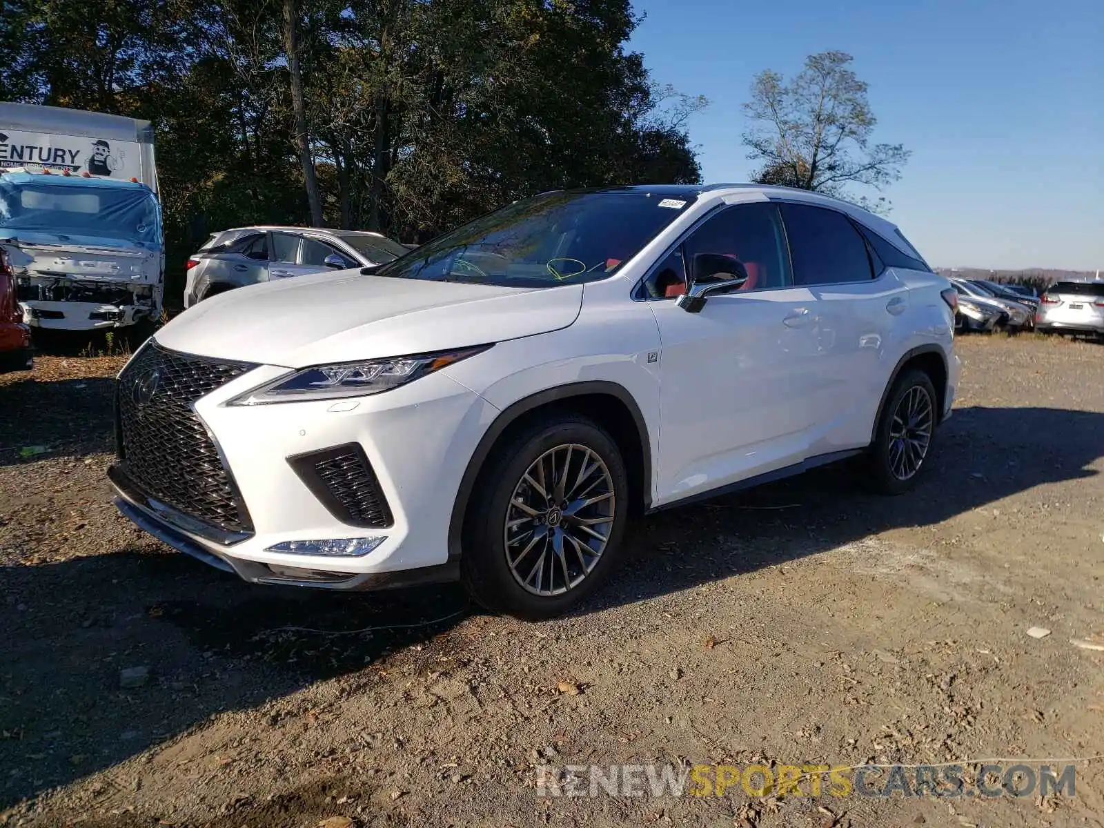 2 Photograph of a damaged car 2T2YZMDA6MC304363 LEXUS RX350 2021