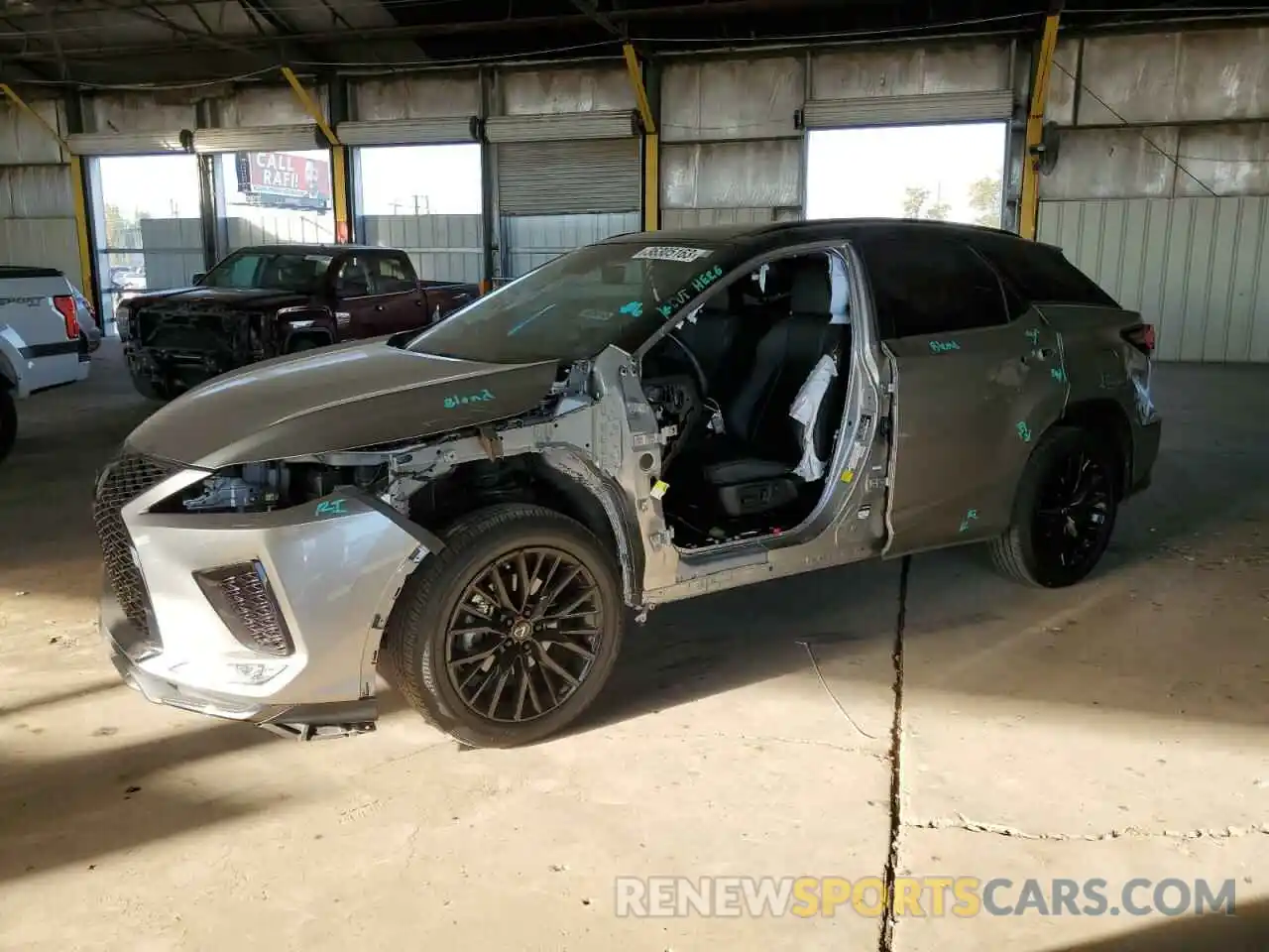 1 Photograph of a damaged car 2T2YZMDA8MC284360 LEXUS RX350 2021