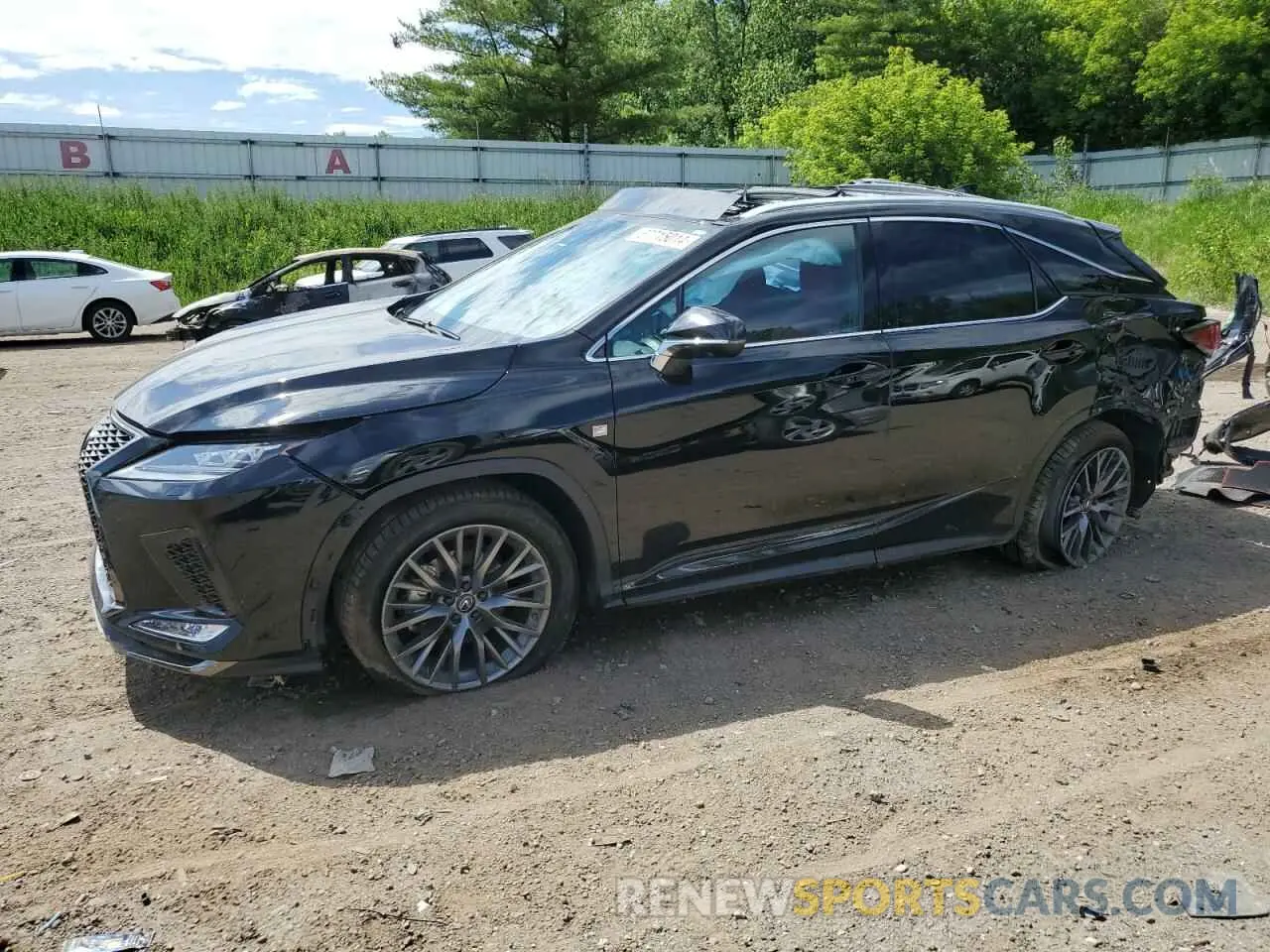 1 Photograph of a damaged car 2T2YZMDA8MC295469 LEXUS RX350 2021
