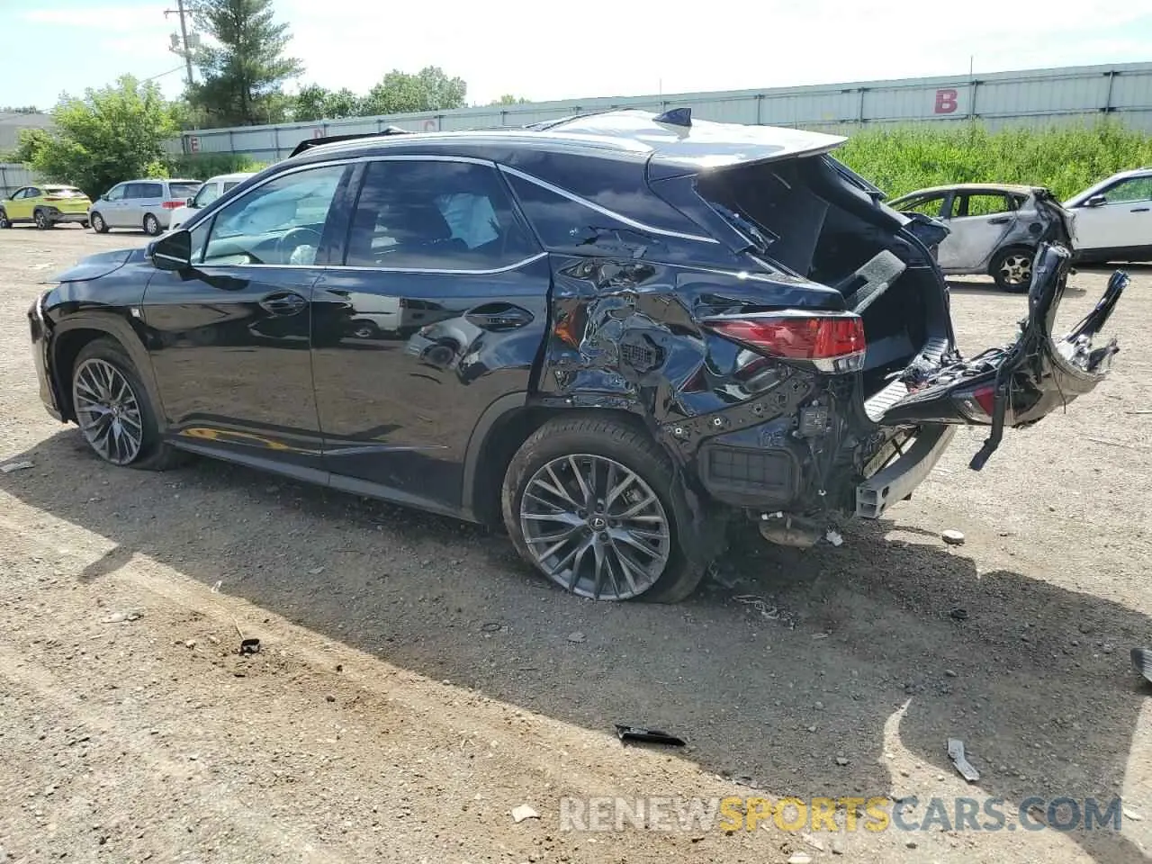 2 Photograph of a damaged car 2T2YZMDA8MC295469 LEXUS RX350 2021
