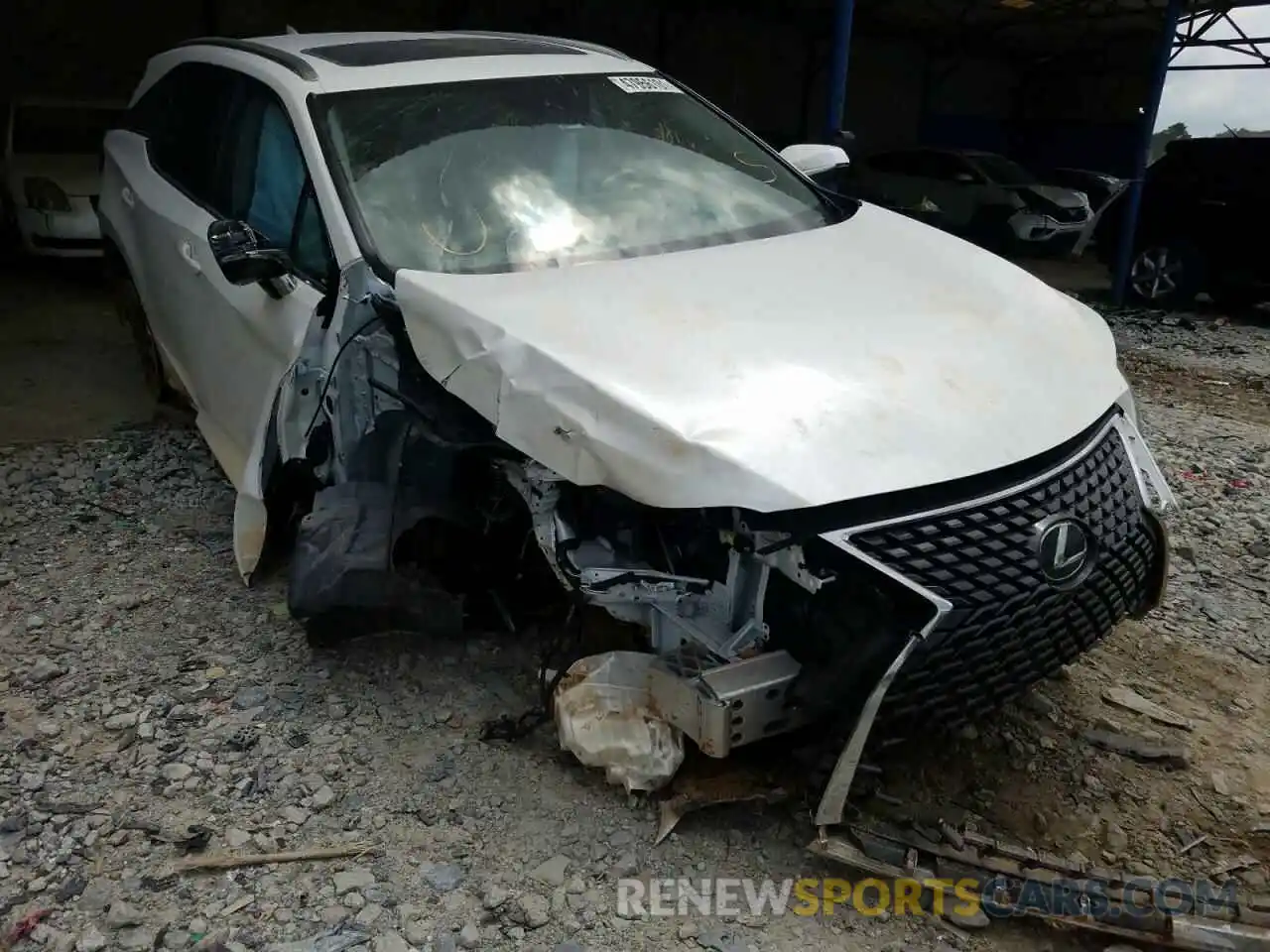 1 Photograph of a damaged car JTJHZKEA1M2018925 LEXUS RX350 2021