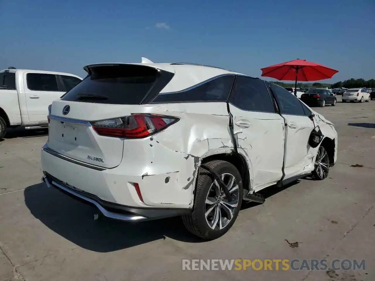 4 Photograph of a damaged car JTJHZKEA1M2019010 LEXUS RX350 2021