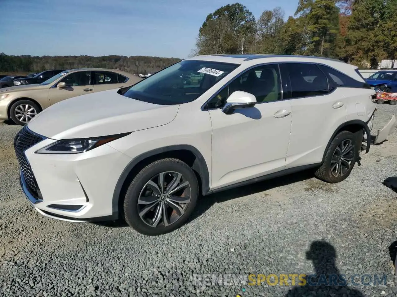 1 Photograph of a damaged car JTJHZKEA1M2022604 LEXUS RX350 2021