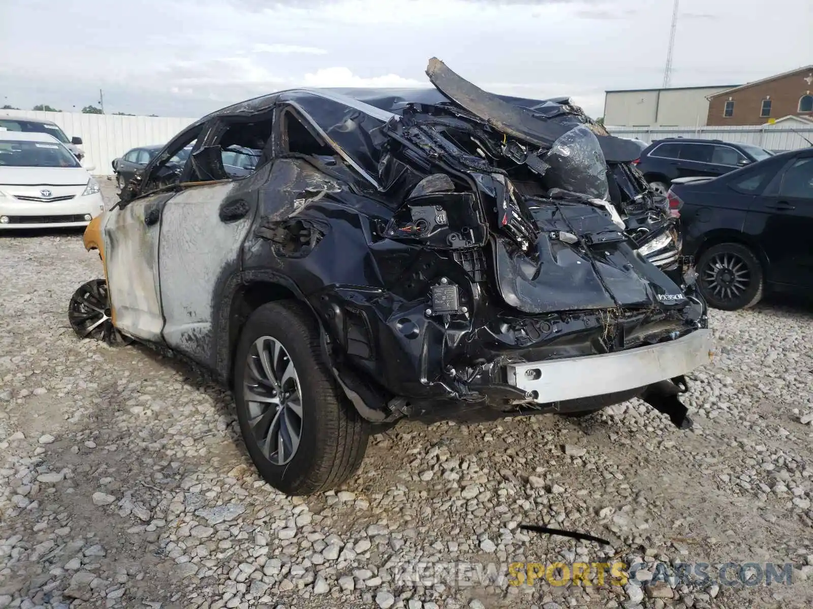 3 Photograph of a damaged car JTJHZKFA0M2027632 LEXUS RX350 2021