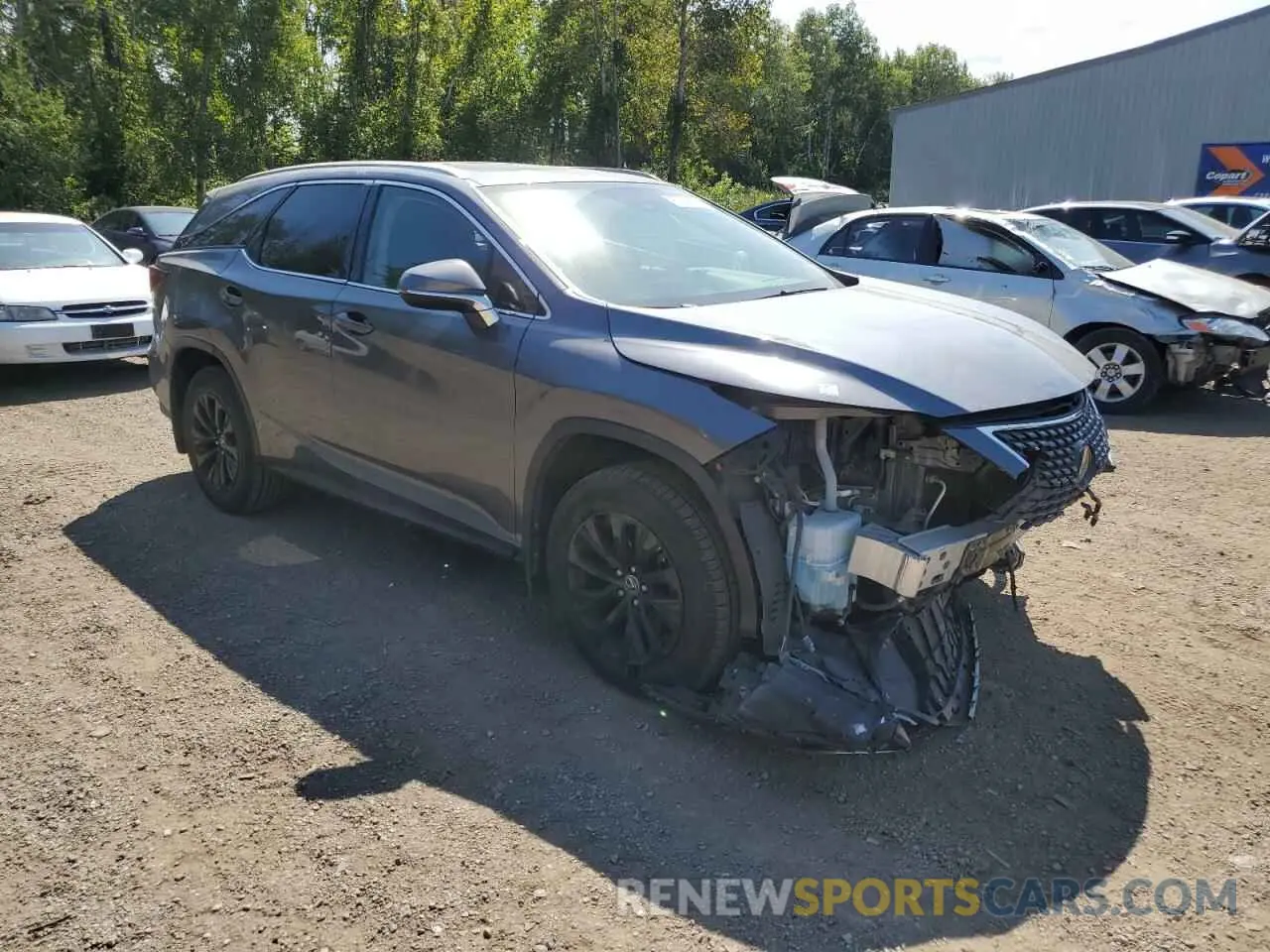 4 Photograph of a damaged car JTJHZKFA1M2031902 LEXUS RX350 2021