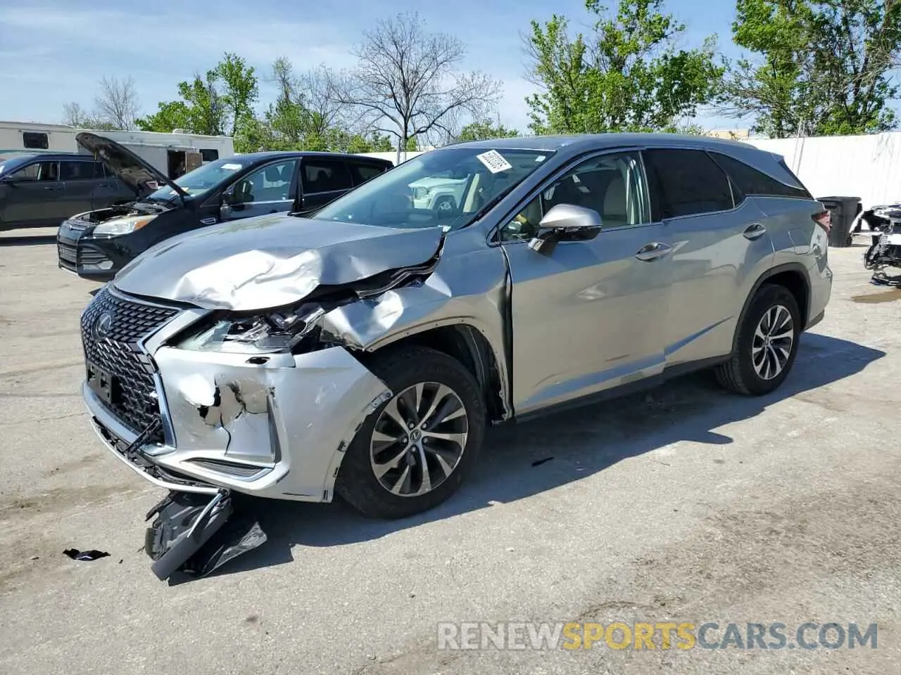 1 Photograph of a damaged car JTJHZKFA2M2030340 LEXUS RX350 2021