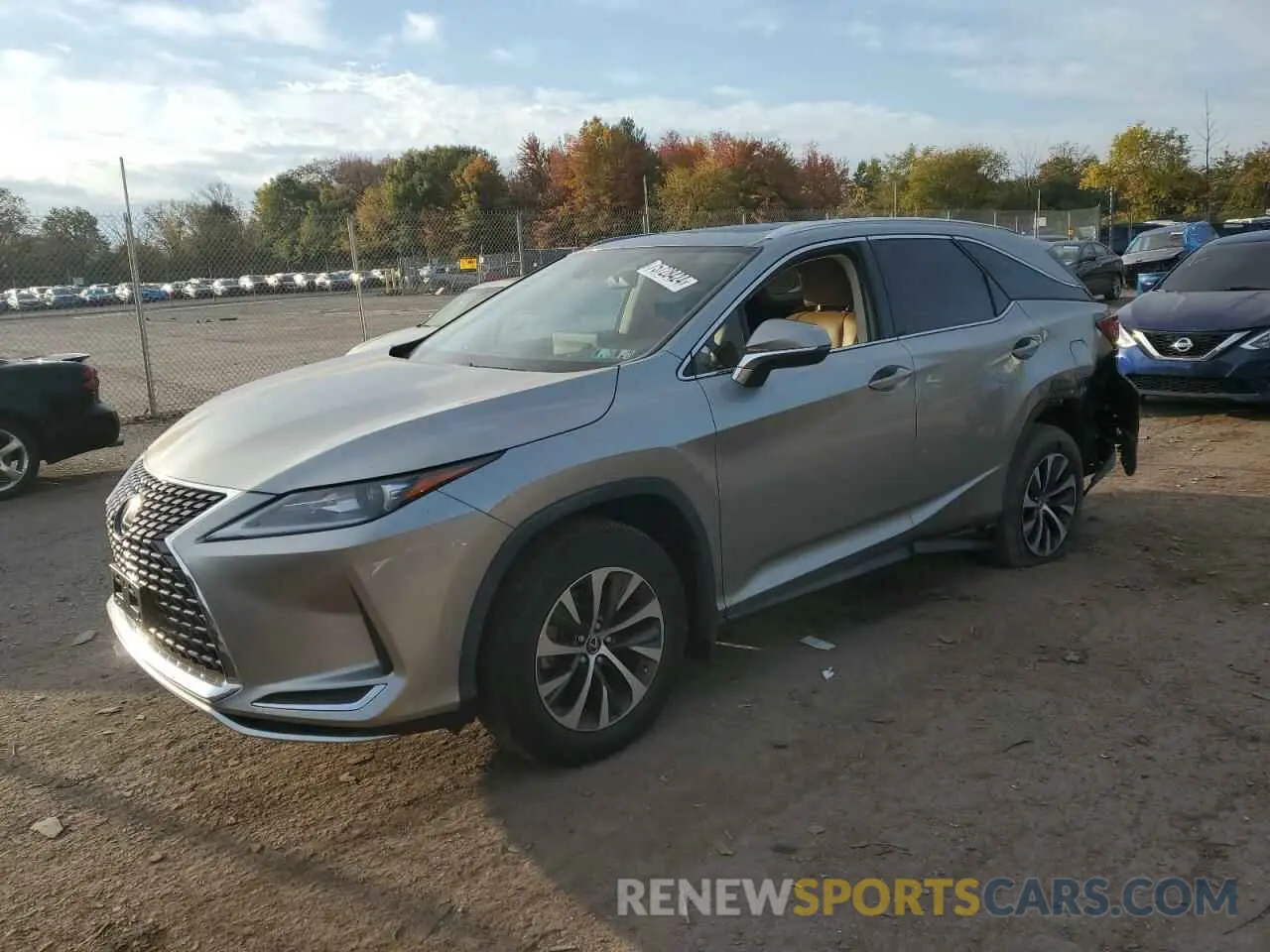 1 Photograph of a damaged car JTJHZKFA2M2031617 LEXUS RX350 2021