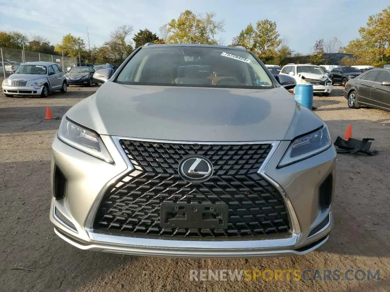 5 Photograph of a damaged car JTJHZKFA2M2031617 LEXUS RX350 2021
