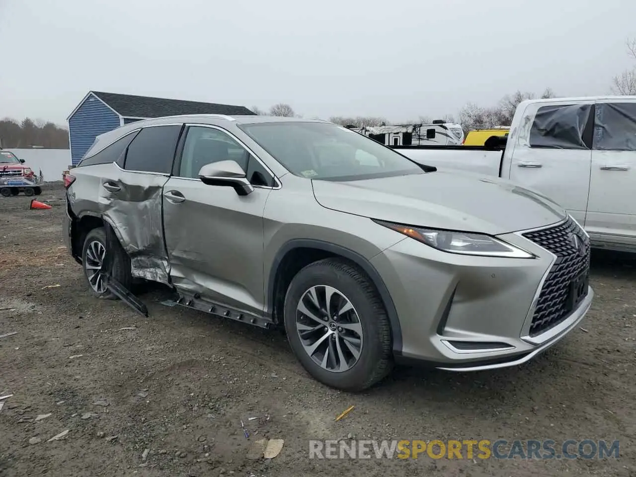 4 Photograph of a damaged car JTJHZKFA2M2032735 LEXUS RX350 2021