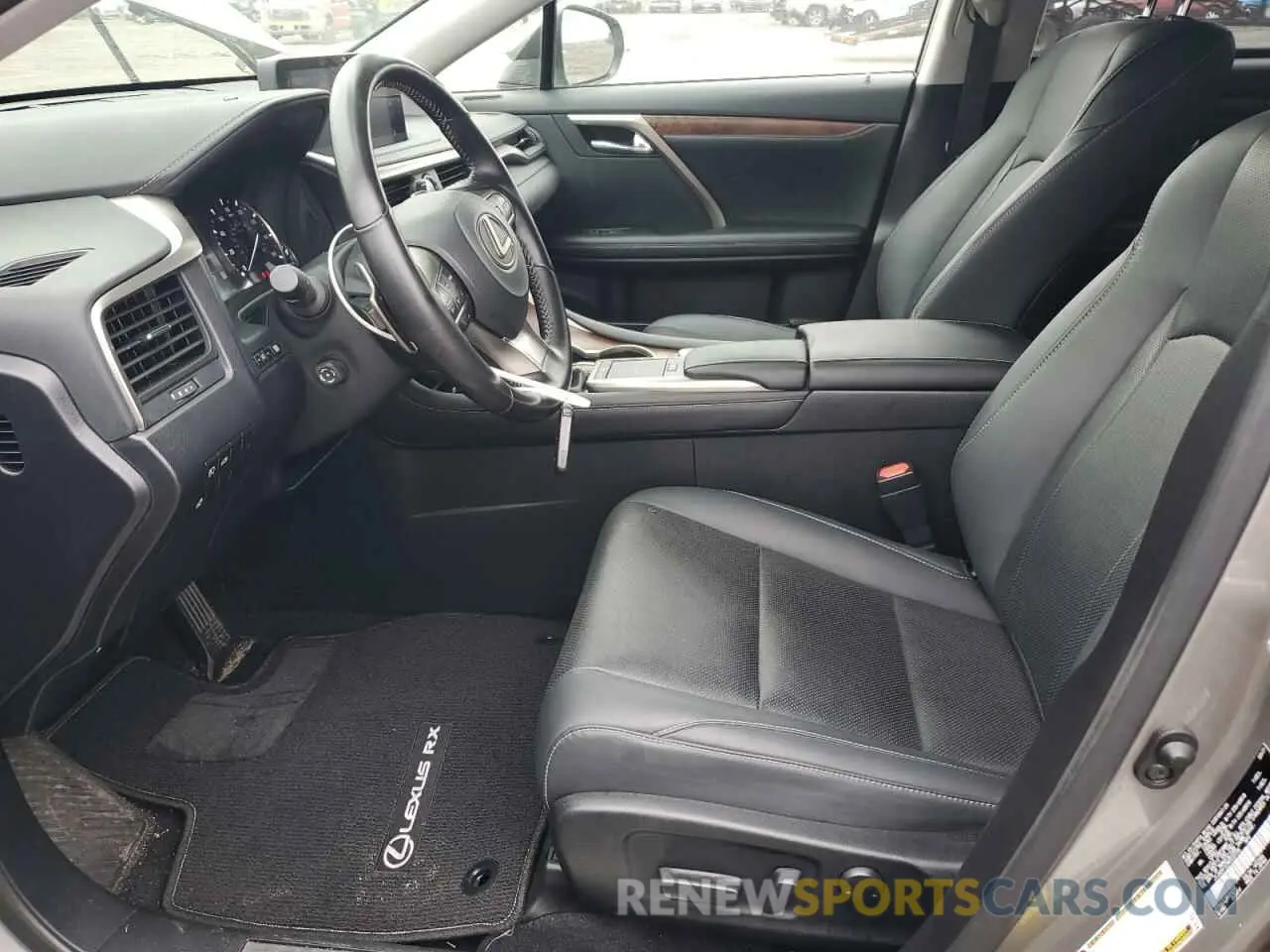 7 Photograph of a damaged car JTJHZKFA2M2032735 LEXUS RX350 2021