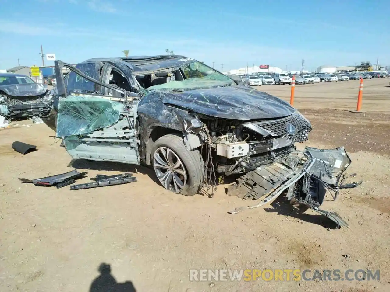 1 Photograph of a damaged car JTJHZKFA3M2030203 LEXUS RX350 2021