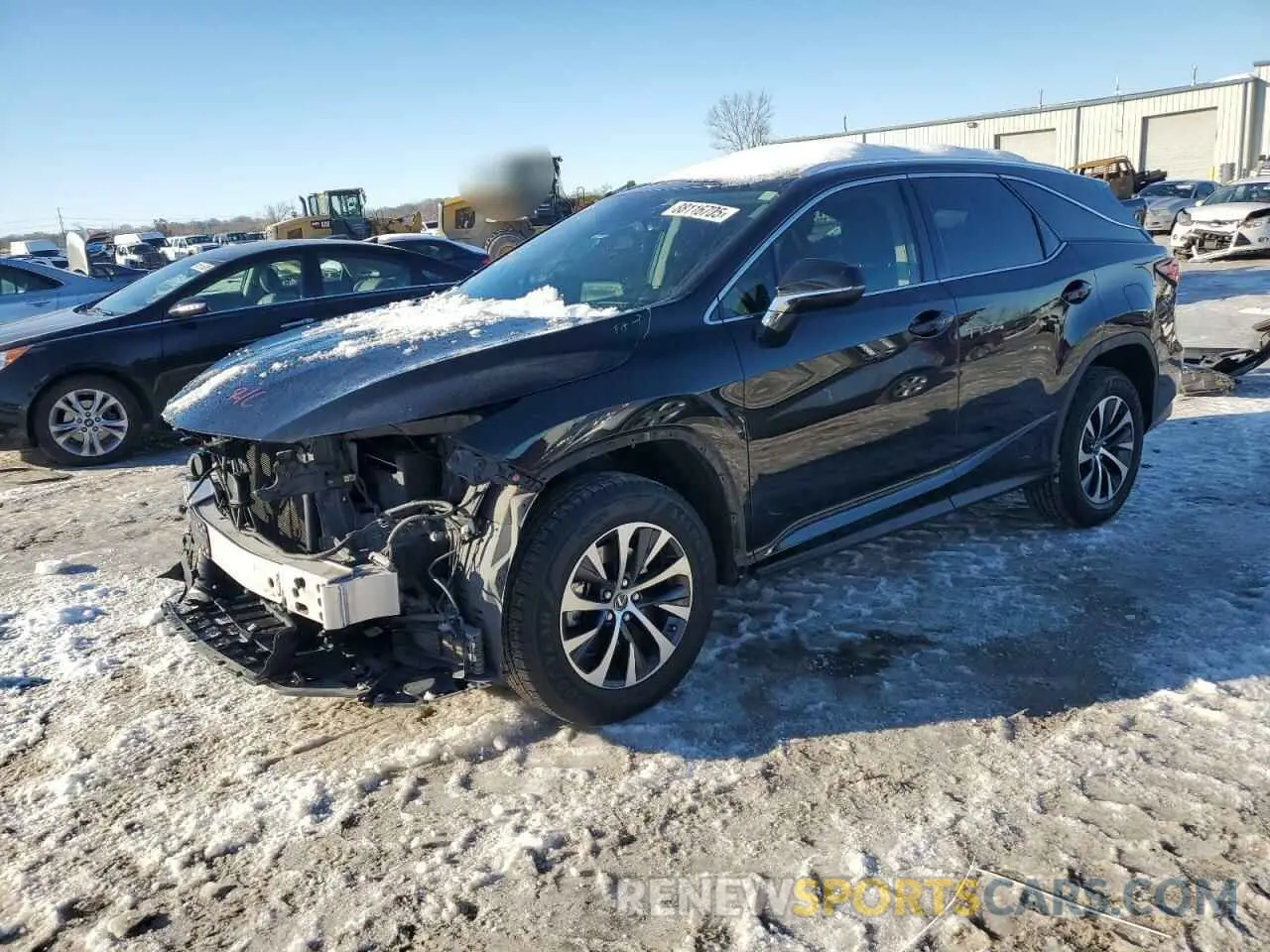 1 Photograph of a damaged car JTJHZKFA6M2028221 LEXUS RX350 2021