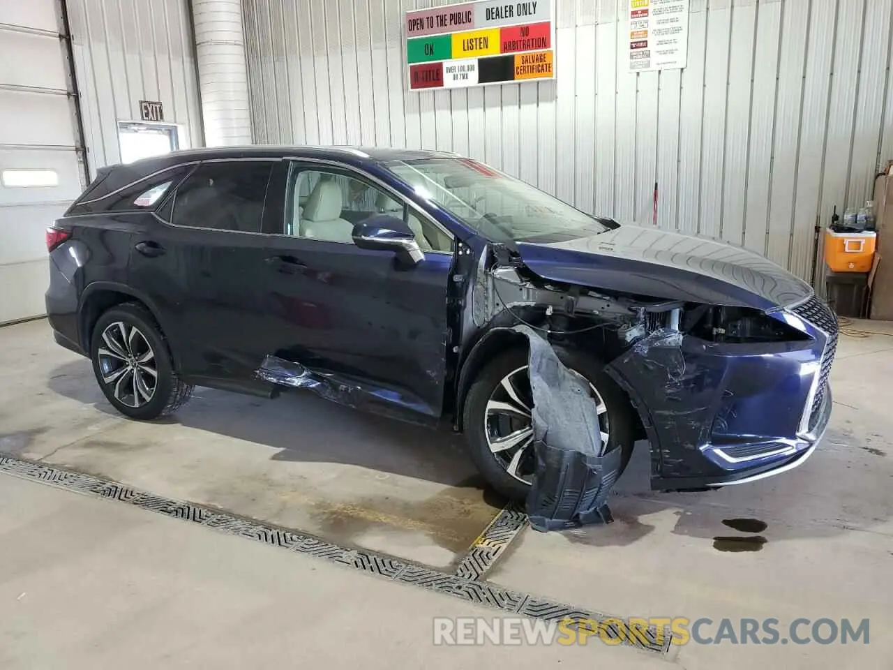4 Photograph of a damaged car JTJHZKFA7M2029605 LEXUS RX350 2021