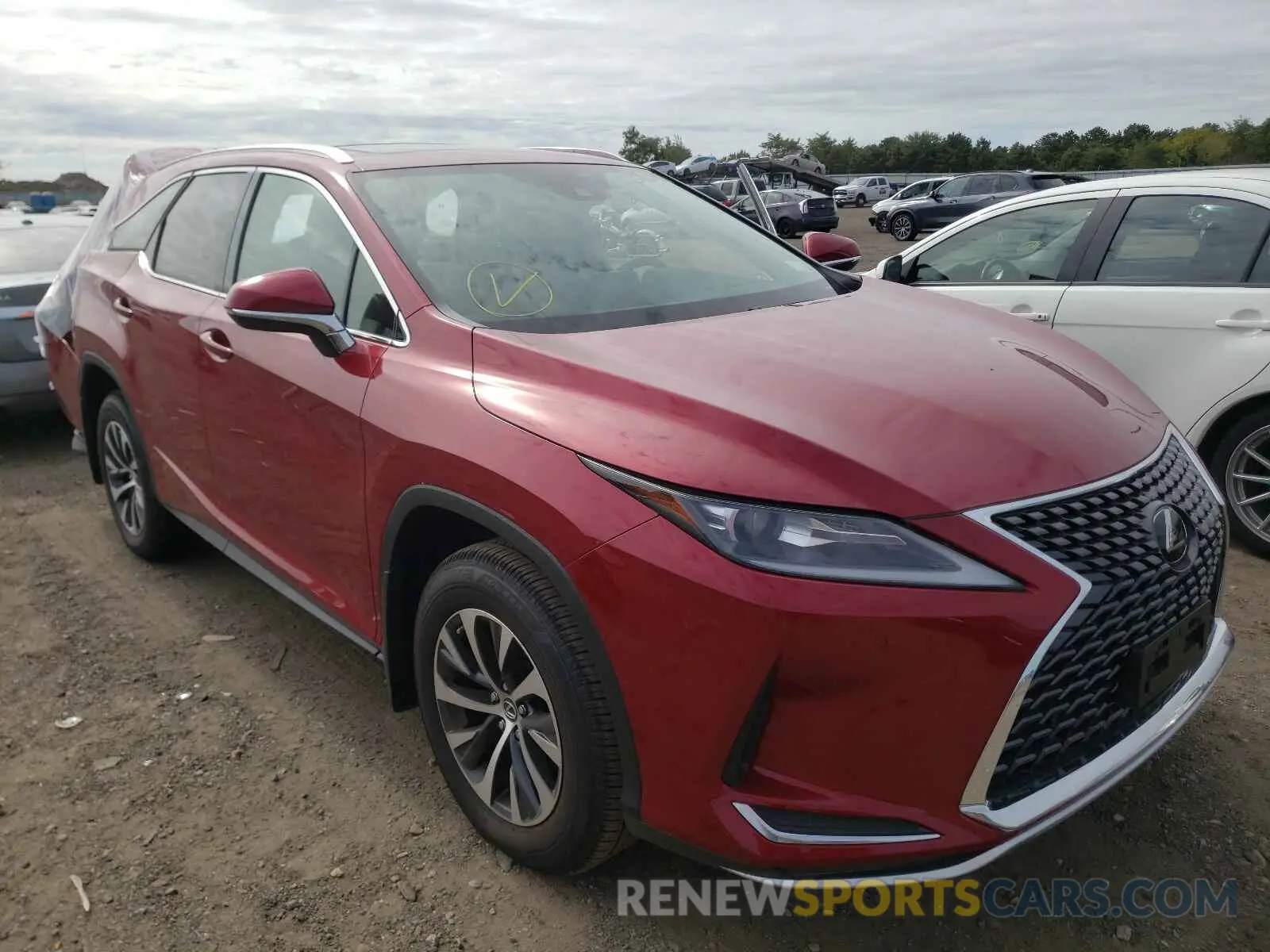 1 Photograph of a damaged car JTJHZKFA7M2031208 LEXUS RX350 2021