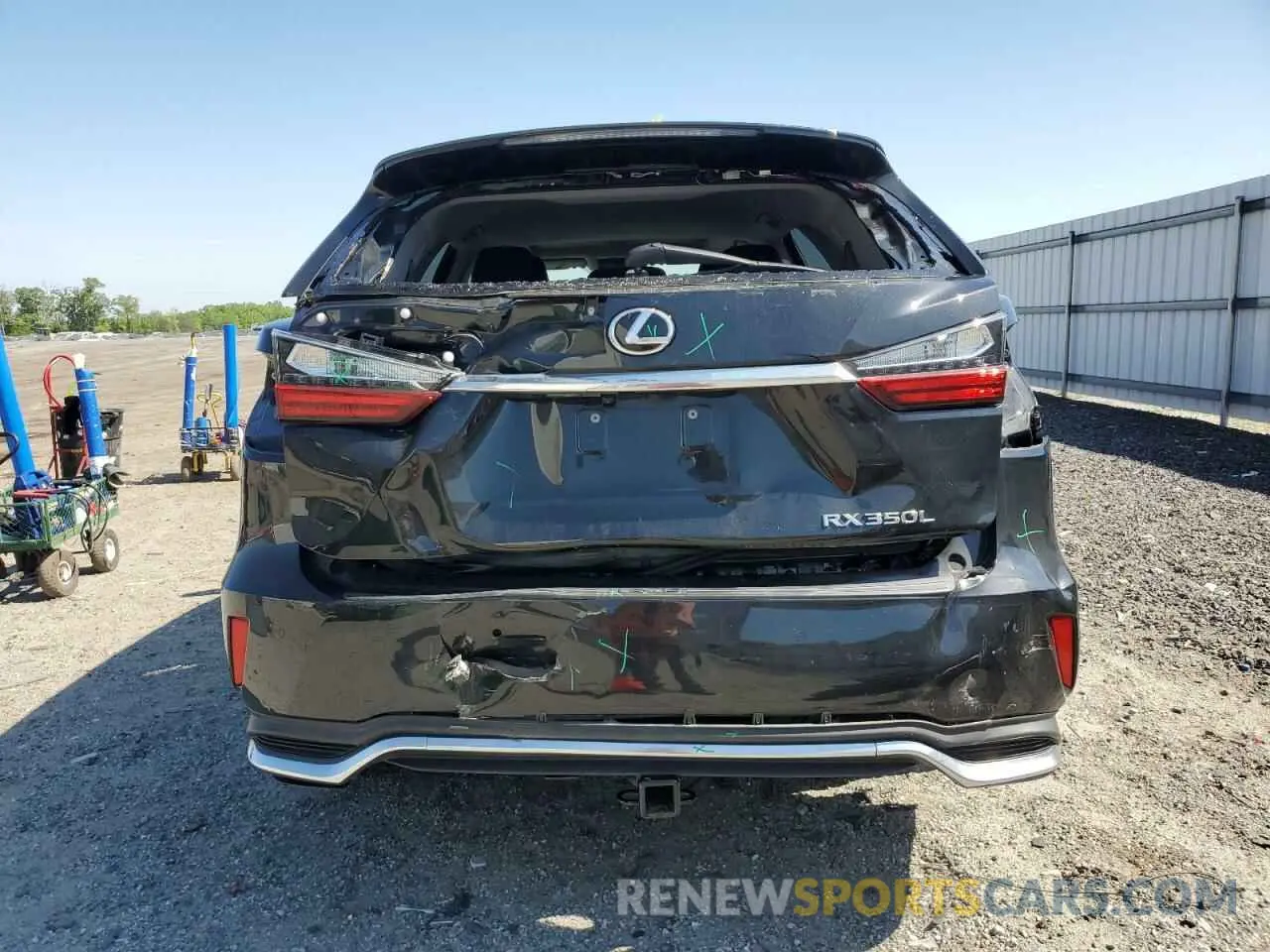 6 Photograph of a damaged car JTJHZKFA9M2029573 LEXUS RX350 2021