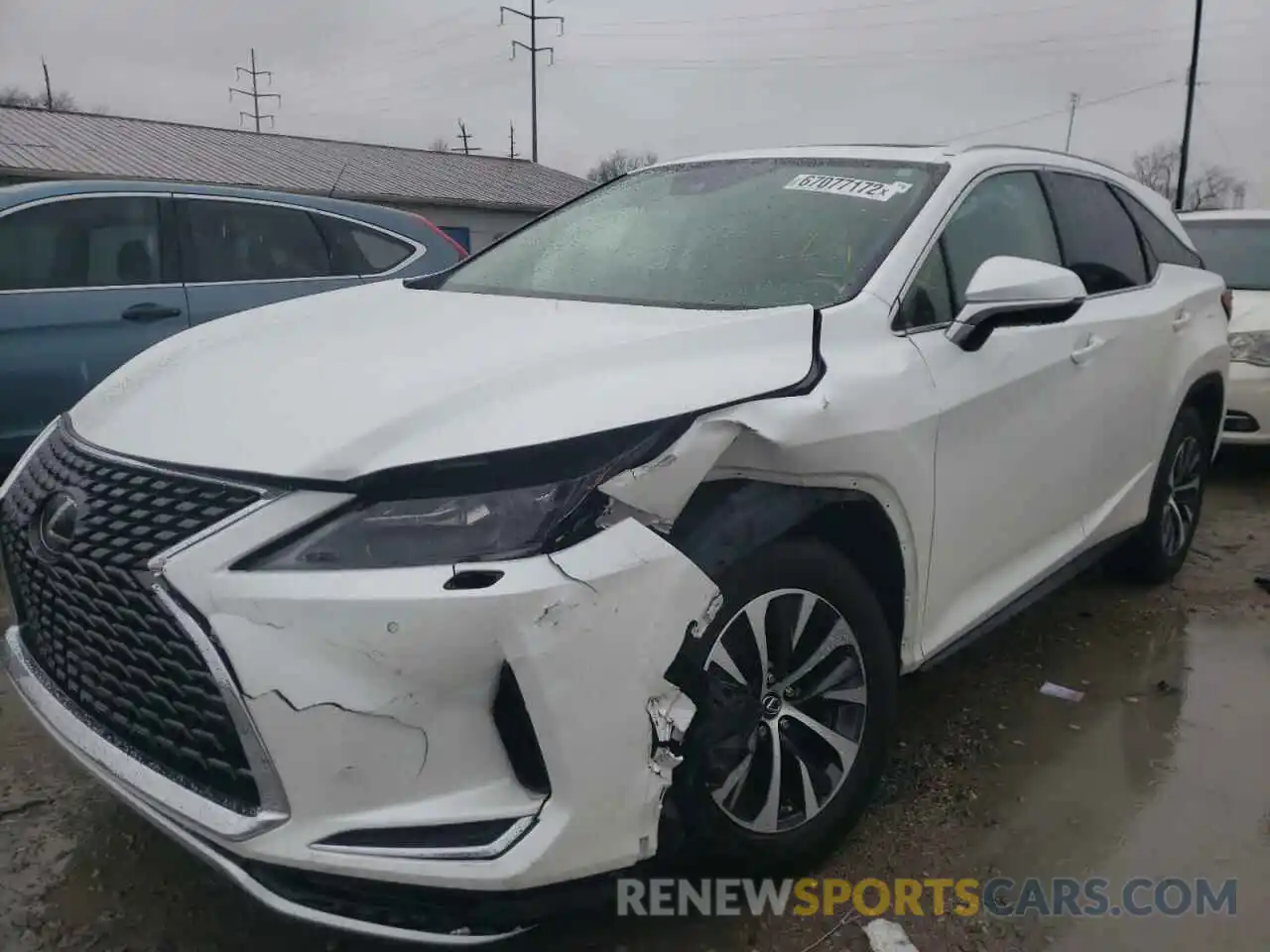 9 Photograph of a damaged car JTJHZKFA9M2031579 LEXUS RX350 2021