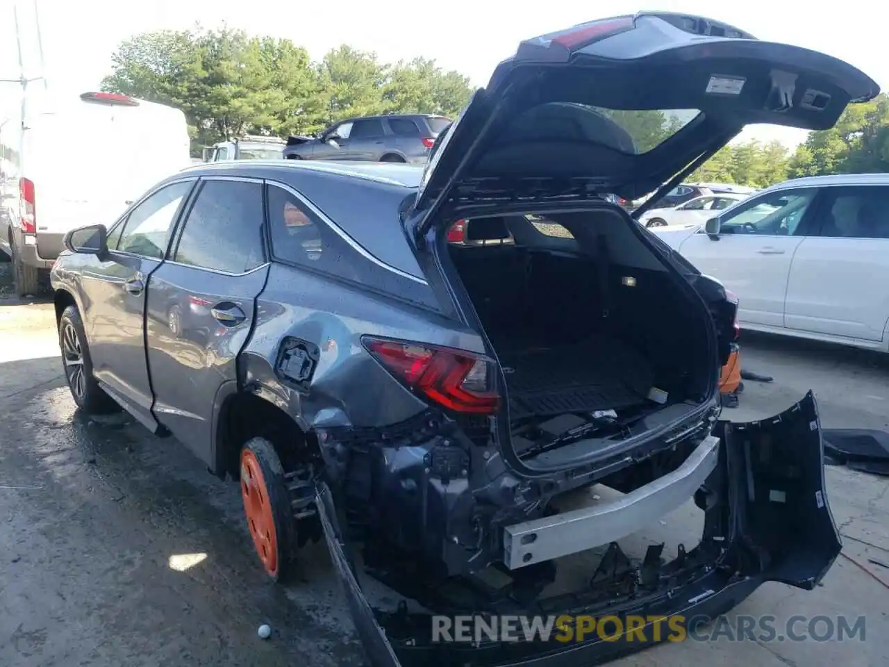 3 Photograph of a damaged car JTJHZKFA9M2033980 LEXUS RX350 2021