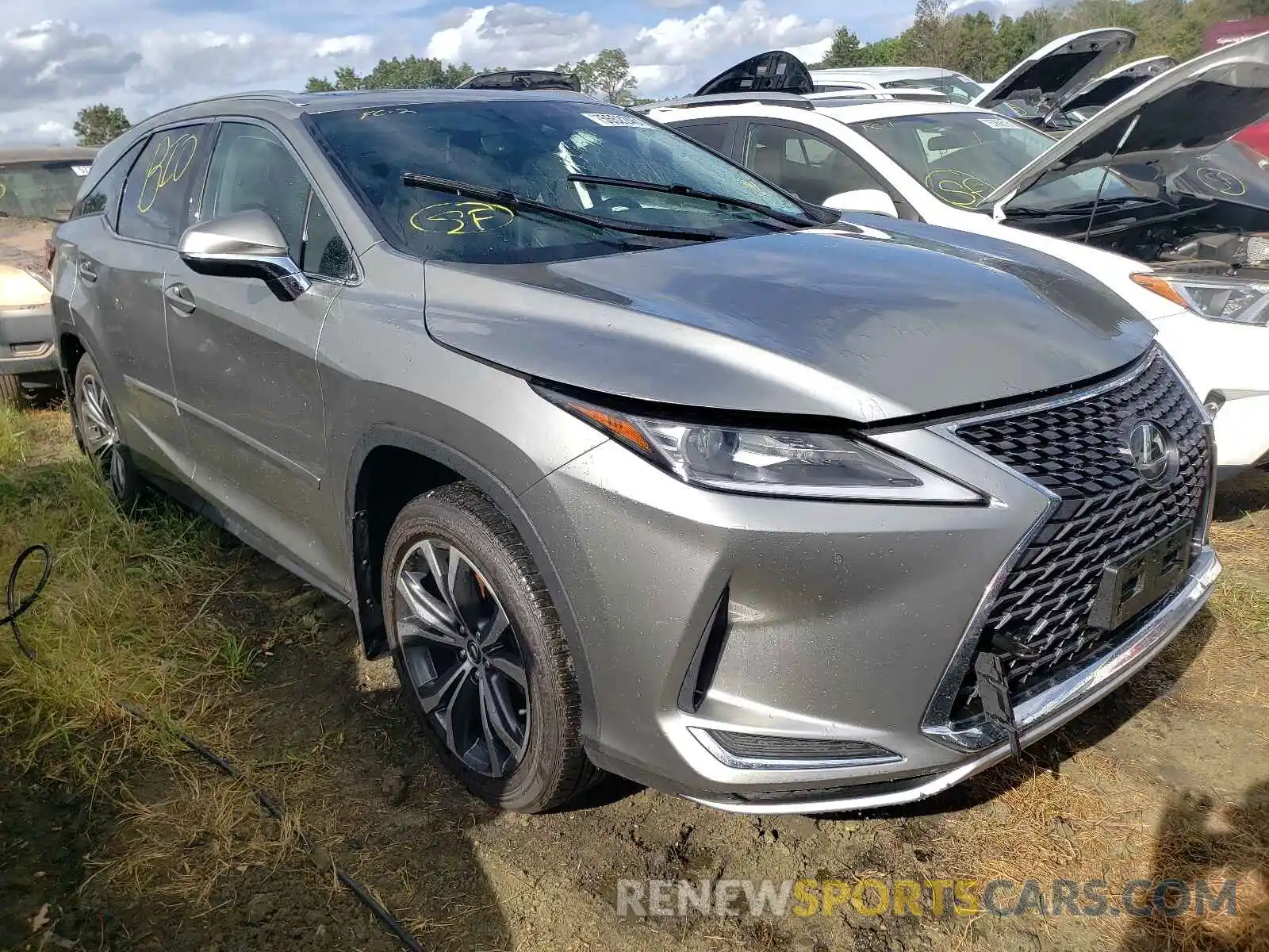 1 Photograph of a damaged car JTJHZKFAXM2028013 LEXUS RX350 2021