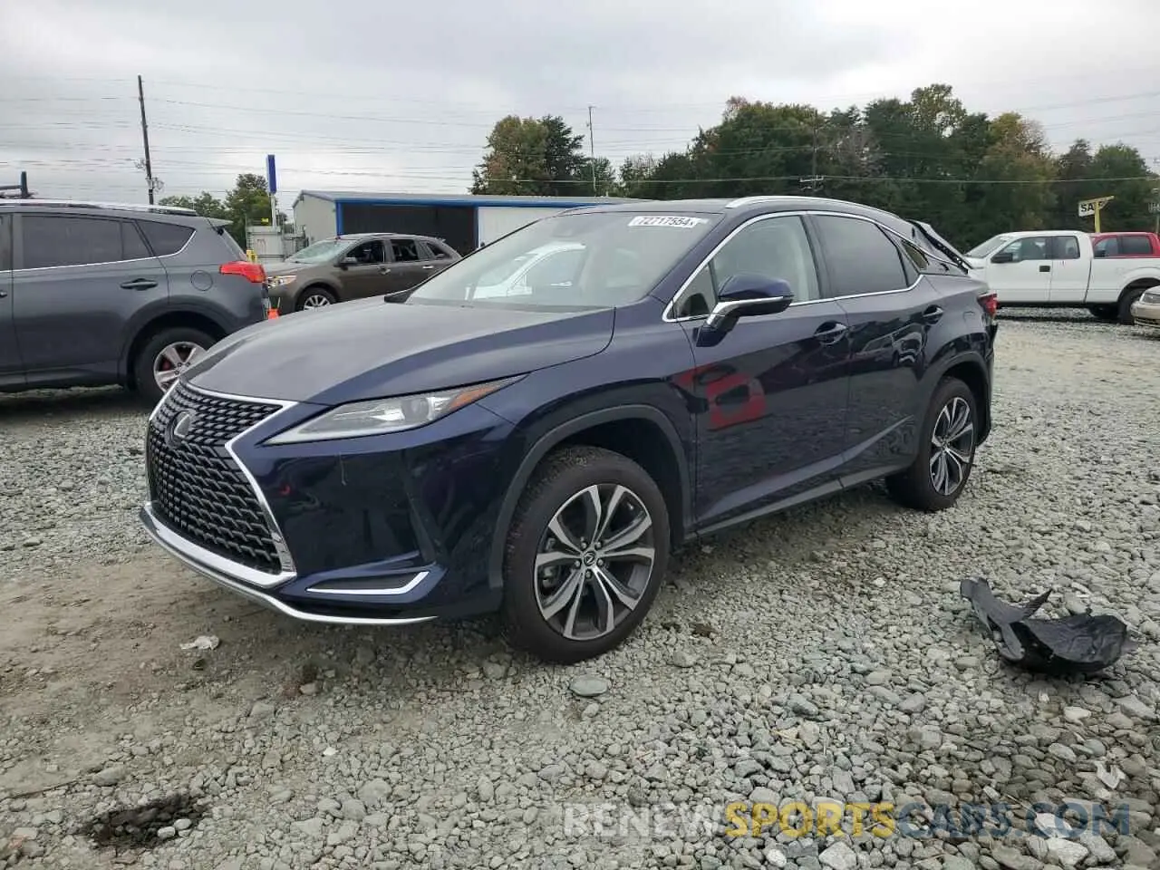1 Photograph of a damaged car JTJHZMDA8M2051658 LEXUS RX350 2021