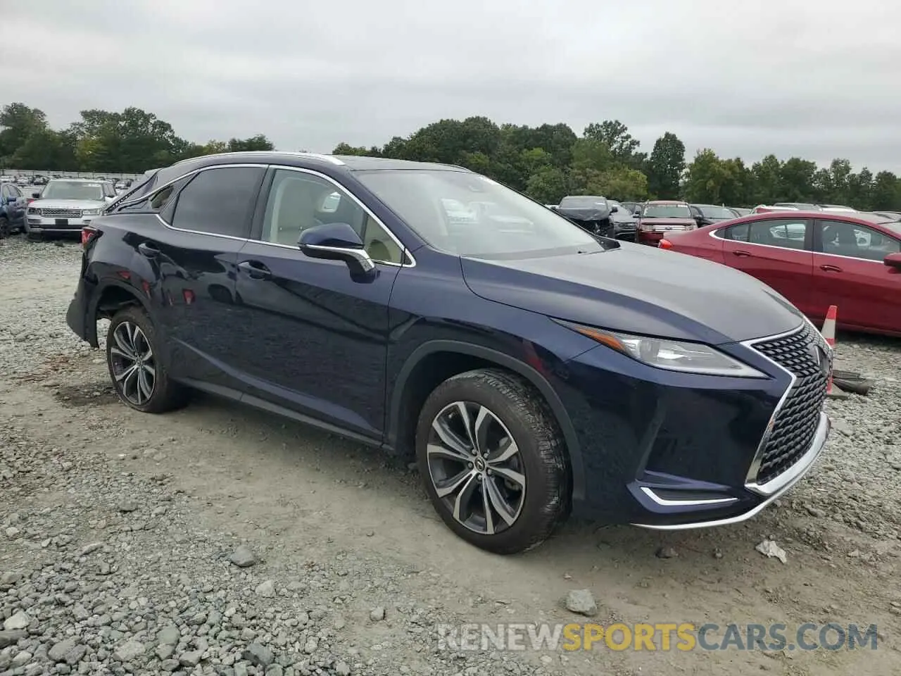 4 Photograph of a damaged car JTJHZMDA8M2051658 LEXUS RX350 2021